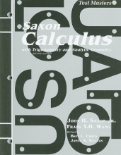Cover art for Saxon Calculus: Test Master