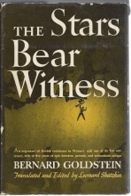Cover art for The stars bear witness,