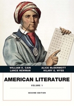 Cover art for American Literature, Volume I (2nd Edition)