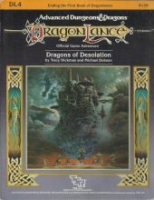 Cover art for Dragons of Desolation (Dragonlance module DL4)