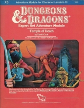 Cover art for Temple of Death (D&D Expert Set Adventure, X5, 9069)