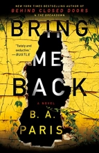 Cover art for Bring Me Back