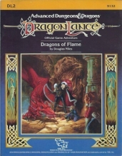 Cover art for Dragons of Flame (Dragonlance Module, No. DL2)