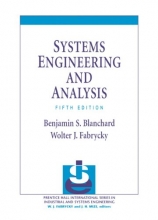 Cover art for Systems Engineering and Analysis (5th Edition) (Prentice Hall International Series in Industrial & Systems Engineering)