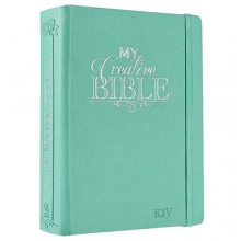Cover art for Holy Bible: My Creative Bible KJV: Aqua Hardcover Bible for Creative Journaling