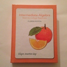 Cover art for Intermediate Algebra Math for College Readiness Florida Edition
