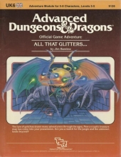 Cover art for All That Glitters (Advanced Dungeons & Dragons Module UK6)