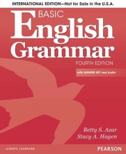 Cover art for Basic English Grammar Student Book with Answer Key, International Version (4th Edition)