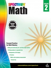 Cover art for Spectrum Math Workbook, Grade 2