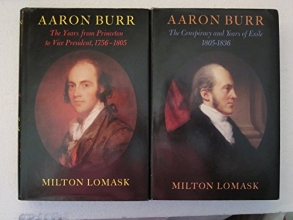 Cover art for Aaron Burr. 2 Volume Set.