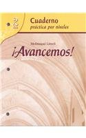 Cover art for Avancemos!: Cuaderno: Practica por niveles (Student Workbook) with Review Bookmarks Level 2 (Spanish Edition)