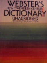 Cover art for Webster's New Twentieth Century Dictionary of the English Language
