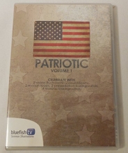Cover art for Patriotic: Volume 1 - Celebrate With: 2 Video Illustrations, 2 Countdowns, 2 Motion Loops, 2 Presentation Backgrounds, 4 Worship Backgrounds
