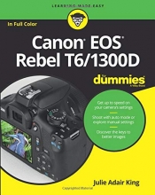 Cover art for Canon EOS Rebel T6/1300D For Dummies (For Dummies (Computer/tech))