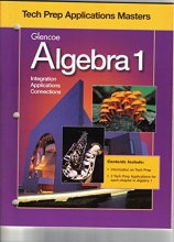 Cover art for Glencoe Algebra 1: Integration, Applications, Connections - Tech Prep Applications Masters
