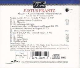 Cover art for Piano Sonatas KV 331-3