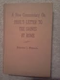 Cover art for A new commentary on Paul's letter to the saints at Rome