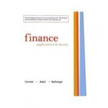 Cover art for Finance: Applications and Theory Early Release