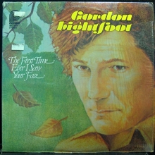 Cover art for GORDON LIGHTFOOT THE FIRST TIME EVER I SAW YOUR FACE vinyl record