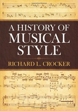 Cover art for A History of Musical Style (Dover Books on Music)