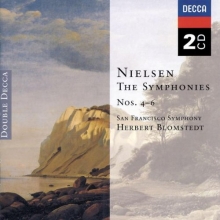 Cover art for Nielsen: Symphonies no 4-6 / Blomstedt, San Francisco Symphony Orchestra