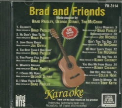 Cover art for FOREVER HITS Karaoke BRAD & FRIENDS COUNTRY FH-3114 CDG 16 Male Songs