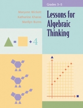 Cover art for Lessons for Algebraic Thinking: Grades 3-5