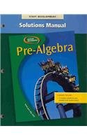 Cover art for Pre-algebra Solutions Manual