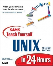 Cover art for Sams Teach Yourself Unix in 24 Hours