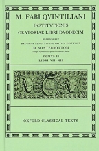 Cover art for Institutionis Oratoriae: Volume II: Books VII-XII: 2 (Oxford Classical Texts)