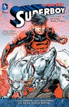 Cover art for Superboy Vol. 4: Blood and Steel (The New 52)