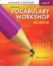 Cover art for Vocabulary Workshop Achieve Teacher's Edition Level F