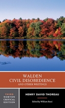 Cover art for Walden, Civil Disobedience, and Other Writings (Norton Critical Editions)