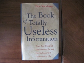 Cover art for The Book of Totally Useless Information