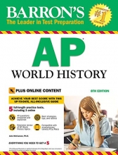 Cover art for Barron's AP World History with Online Tests