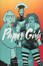 Cover art for Paper Girls Volume 4