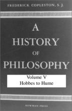 Cover art for History of Philosophy, Volume V: Hobbes to Hume