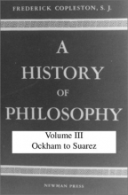 Cover art for History of Philosophy, Volume III: Ockham to Suarez