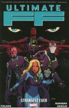 Cover art for Ultimate FF: Strangest Ever (Fantastic Four)