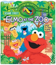 Cover art for Sesame Street: Elmo at the Zoo (Open Door Book)