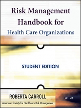 Cover art for Risk Management Handbook for Health Care Organizations