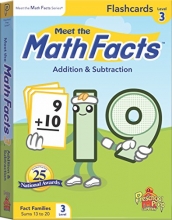 Cover art for Meet the Math Facts Level 3 - Flashcards