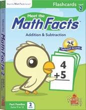 Cover art for Meet the Math Facts Addition & Subtraction Flashcards - Level 2