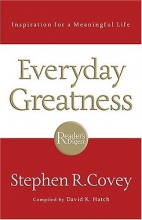 Cover art for Everyday Greatness: Inspiration for a Meaningful Life