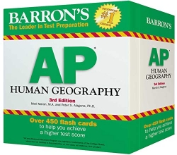 Cover art for Barron's AP Human Geography Flash Cards
