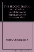 Cover art for The second Isaiah: Introduction, translation and commentary to chapters XL-LV