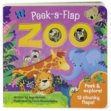 Cover art for Zoo: Peek-a-Flap Board Book