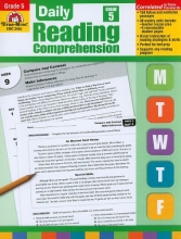 Cover art for Daily Reading Comprehension (Daily Practice Books, Grade 5)