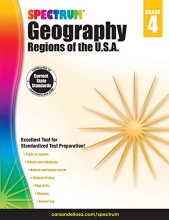 Cover art for Spectrum Geography, Grade 4: Regions of the U.S.A.