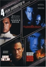 Cover art for Steven Seagal Collection: 4 Film Favorites - Under Siege / The Glimmer Man / Above the Law / Fire Down Below